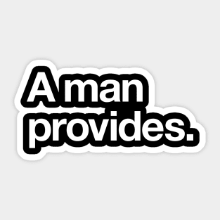 A man provides Sticker